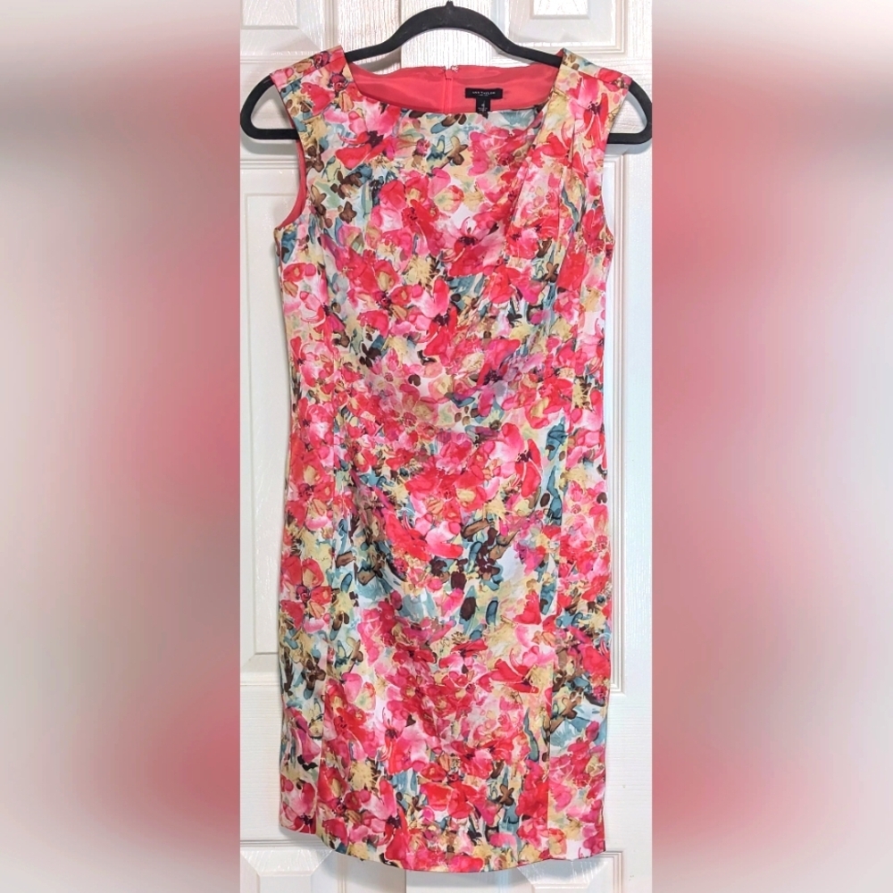 Ann Taylor Pink Floral Dress - Picture 3 of 9